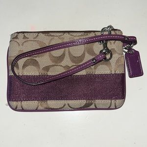 Coach wristlet